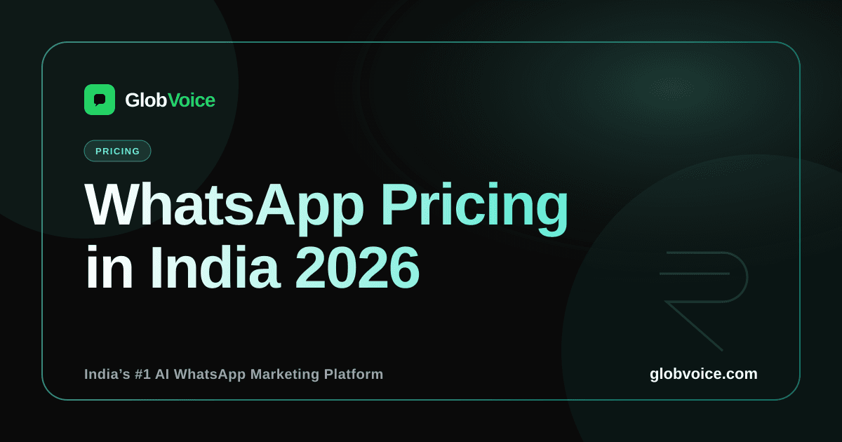 WhatsApp Marketing Pricing in India 2026: Complete Cost Breakdown